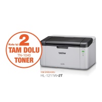 BROTHER HL-1211W +2 TONER WIFI LASER YAZICI